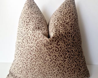 Beige Velvet Pillow Cover Tan Brown Velvet Cushion Soft Plush Pillow Beige Vintage Pillow Cover Camel Velvet Pillow Cover Quilted Pillow