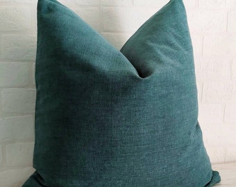 teal pillow sham