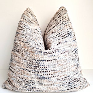 Beige Boho Pillow Beige Kilim Pillow Neutral Boho Throw Pillow Textured Beige Euro Sham Beige Rug Cushion Farmhouse Colorful Kilim Pillow