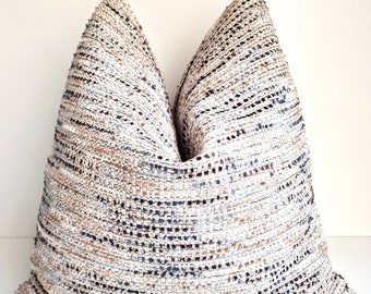 Beige Boho Pillow Beige Kilim Pillow Neutral Boho Throw Pillow Textured Beige Euro Sham Beige Rug Cushion Farmhouse Colorful Kilim Pillow