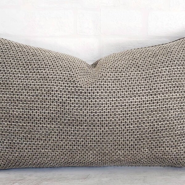 Grey Lumbar Pillow Etsy