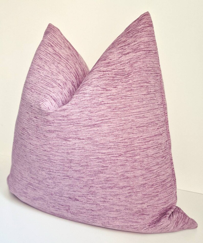 Light Purple Pillow Cover Lavender Pillow Modern Farmhouse Etsy