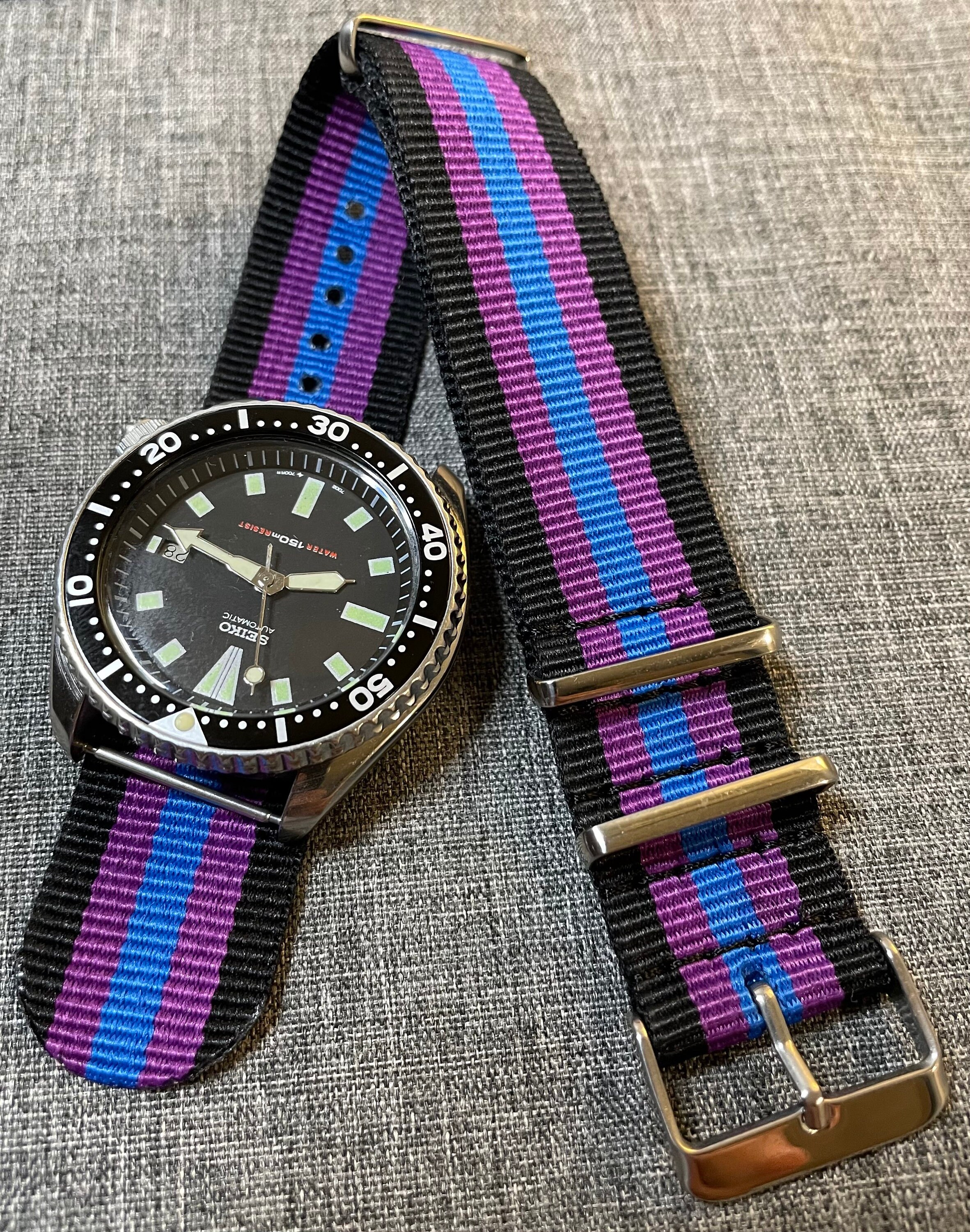 Purple nato best sale strap