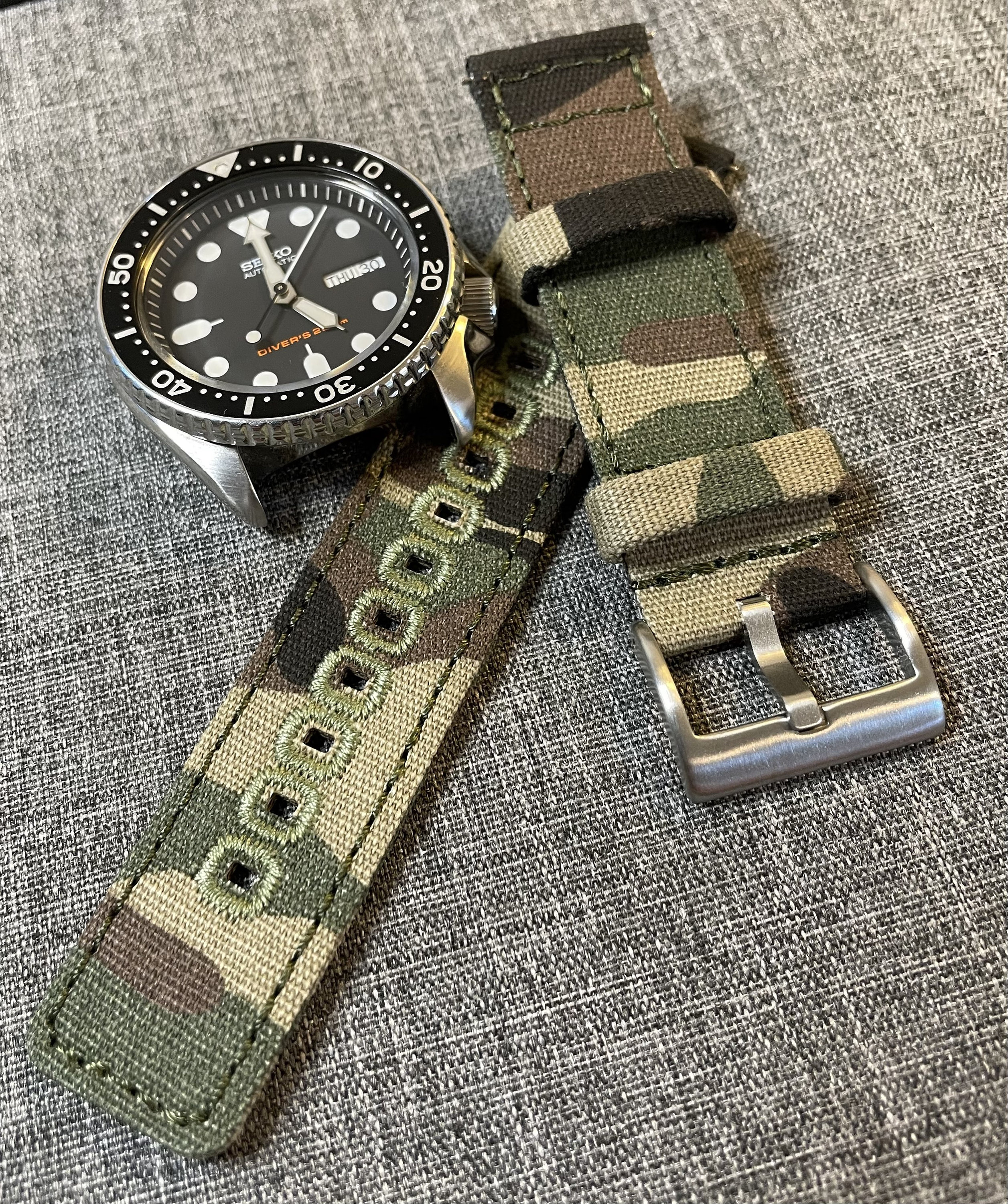Camo Nato Strap Etsy
