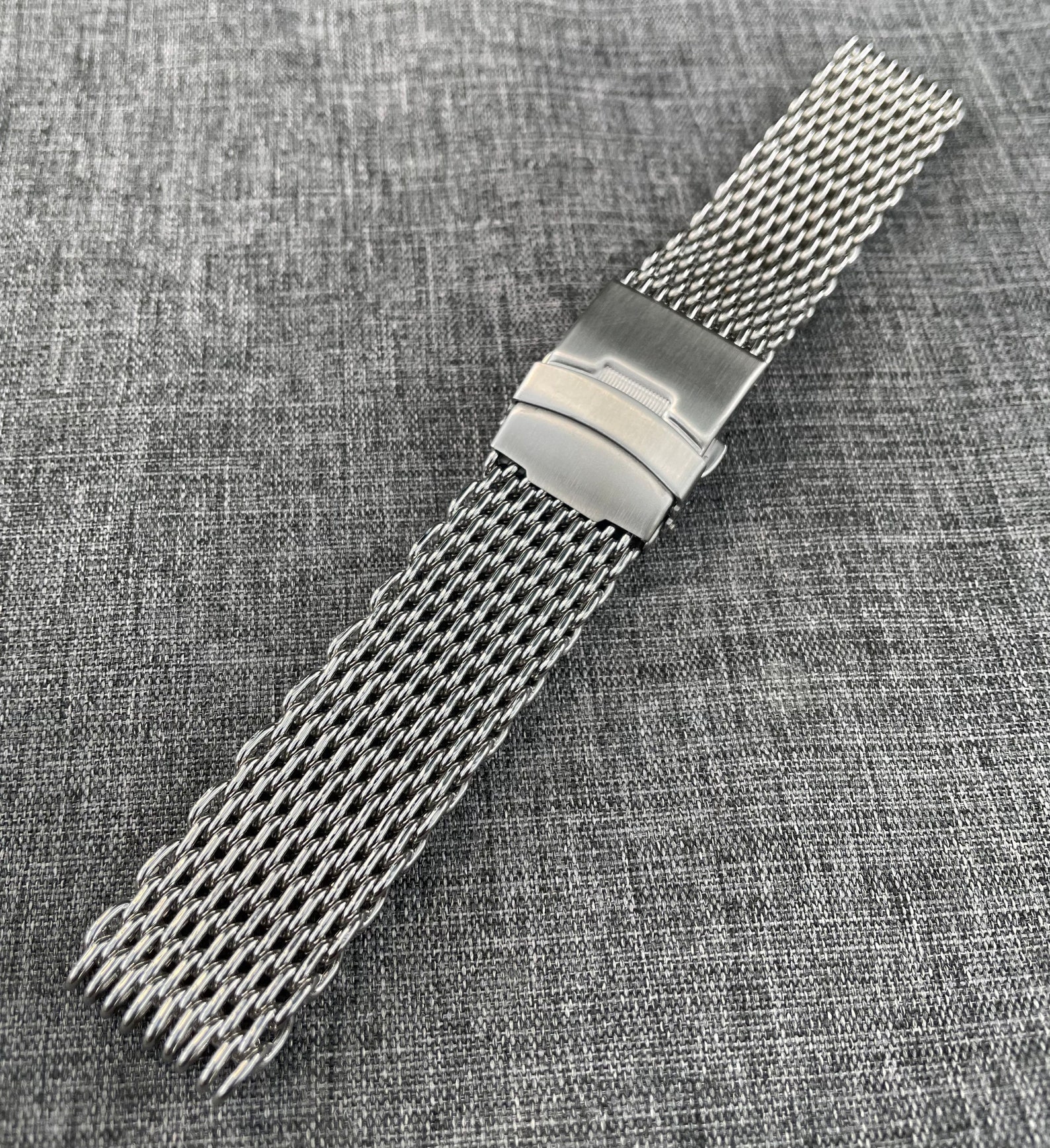 Premium 316L Stainless Steel Shark Mesh Watch Bracelet Strap Etsy