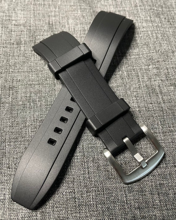 12 Anelli Ferma Cinturino Per Orologio In Silicone – 22 Mm – Neri – Universali Per Sostituzione