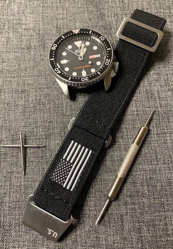 Cinturino per orologio in nylon militare Marine Nationale