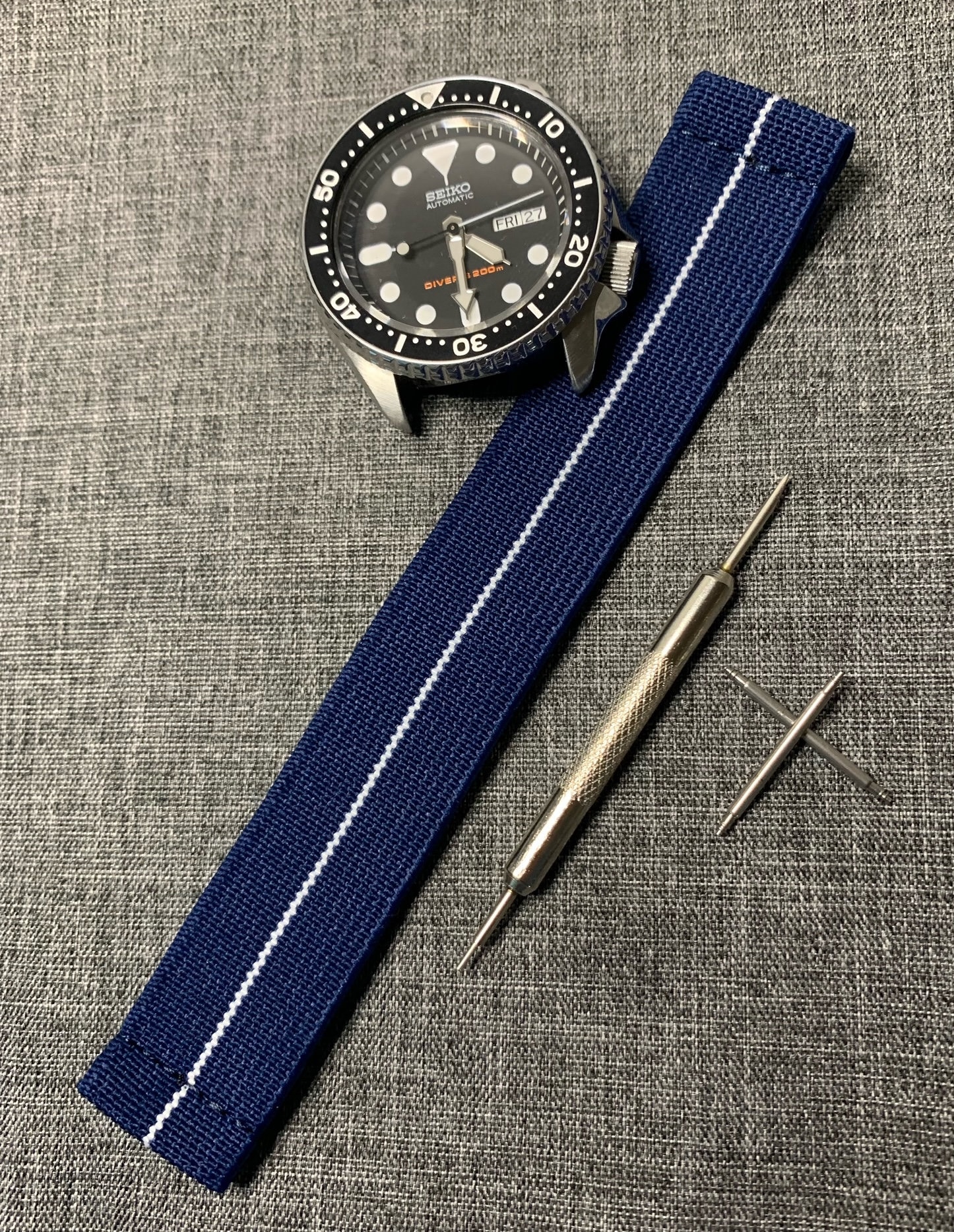Elastic nylon watch best sale strap