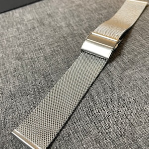 Premium 316L Stainless Milanese Mesh Watch Bracelet / Quality Deployment Buckle / 18/20/22mm