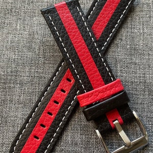 Soft Leather Strips Leather Bands Red Blue Black White 
