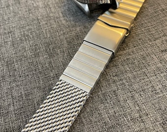 Superior Milanese Link Combo Watch Bracelet / 316L / Deployment Buckle - 20mm/22mm