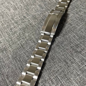Premium 316L Stainless Steel Sports Watch Bracelet Strap 20mm / 3 Link construction