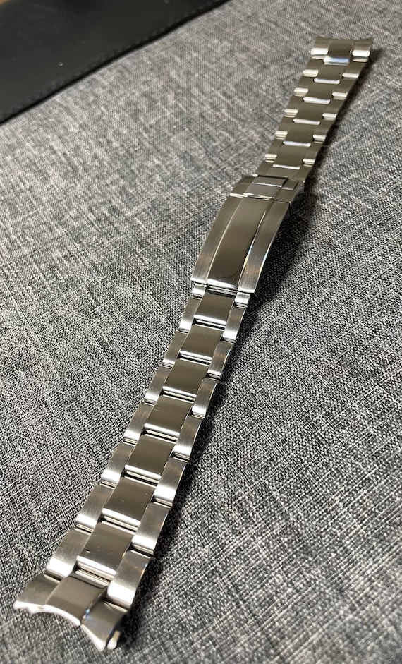 Watch band stainless steel dual tone 20mm solid for Rolex