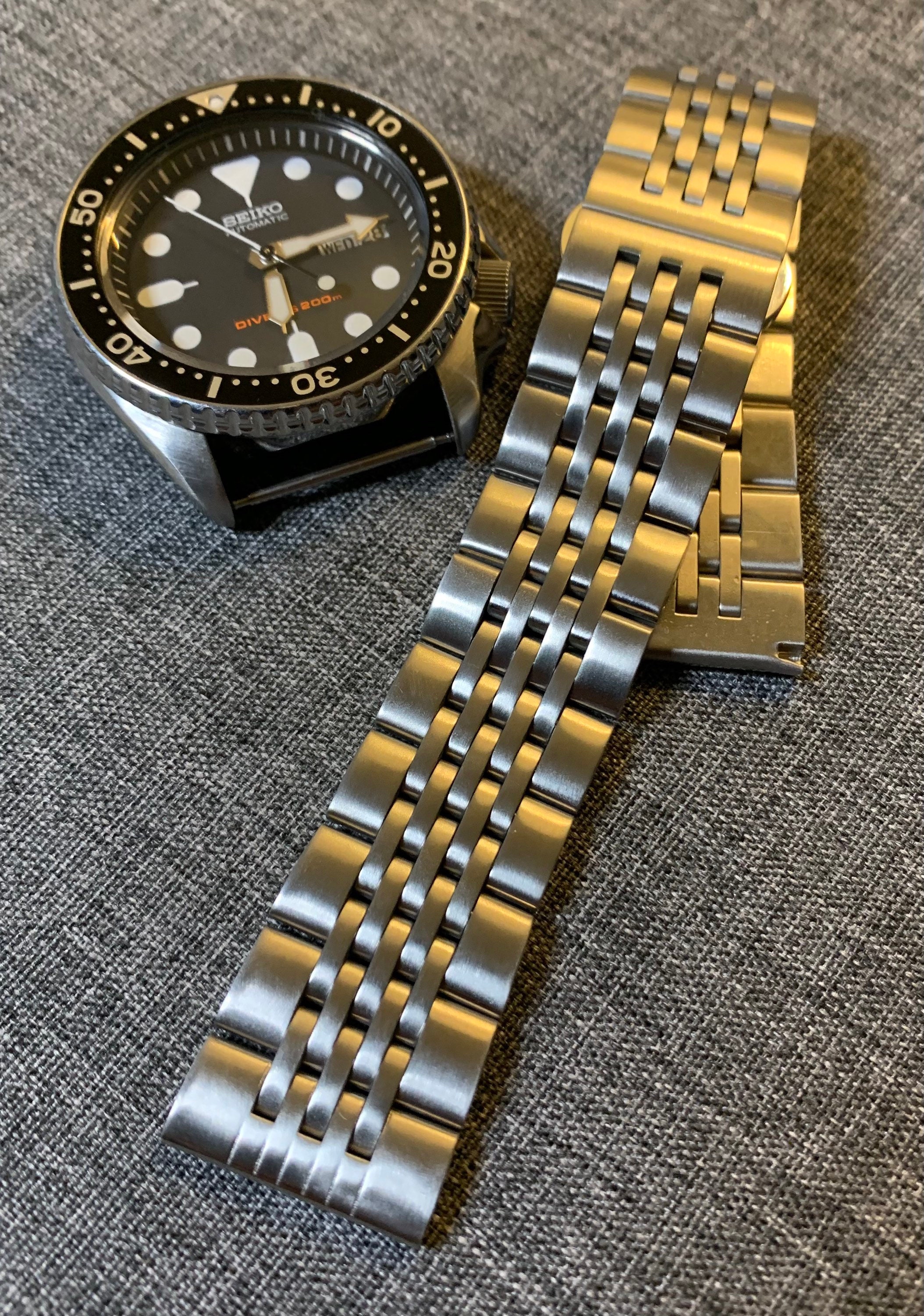 Premium 316L Stainless Steel Sports Watch Bracelet Jubilee Style