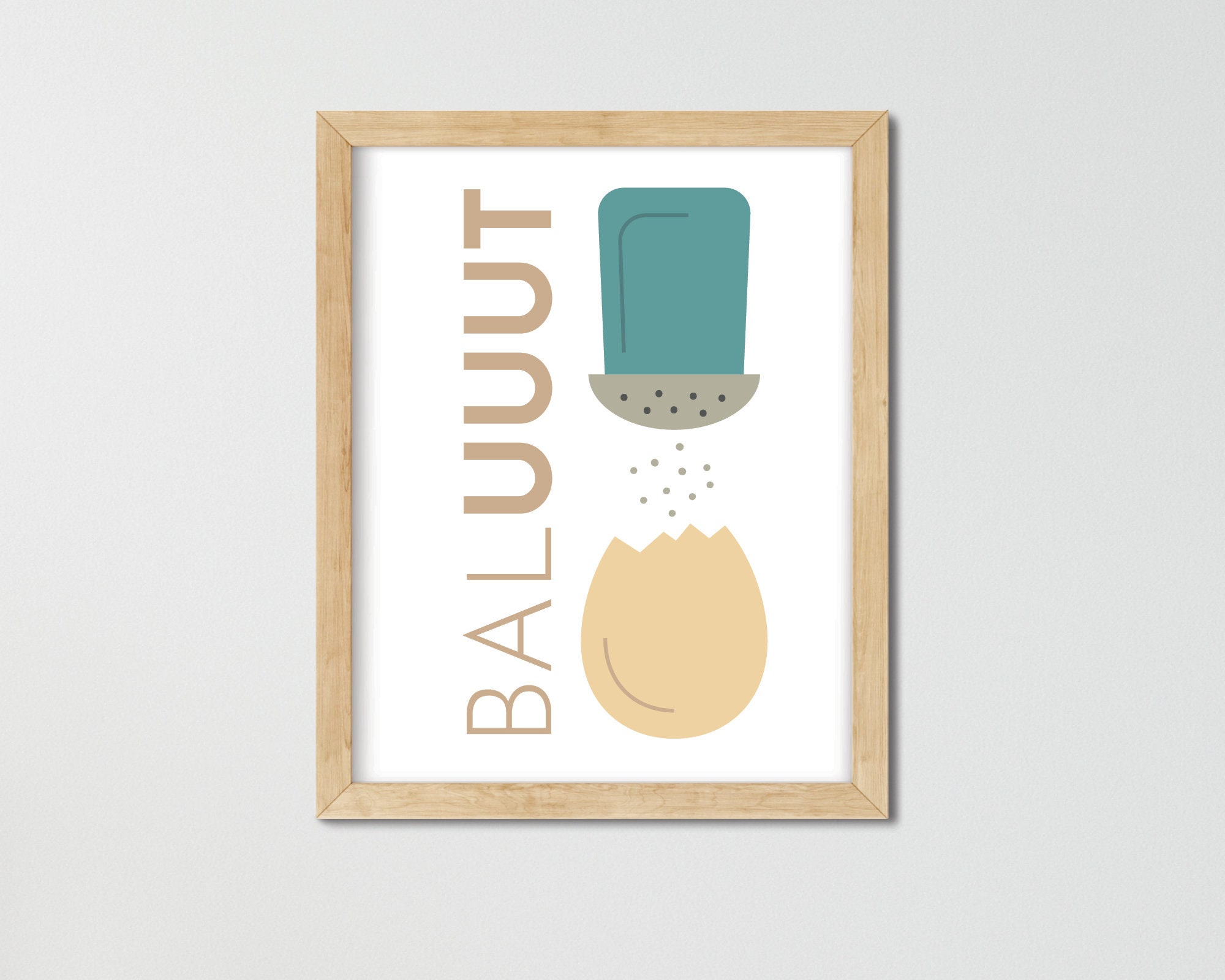Filipino Street Food Printable Art Set, Set of 6, Philippines Wall