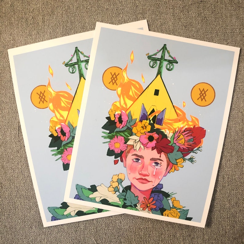 May Queen Midsommar Print | Etsy