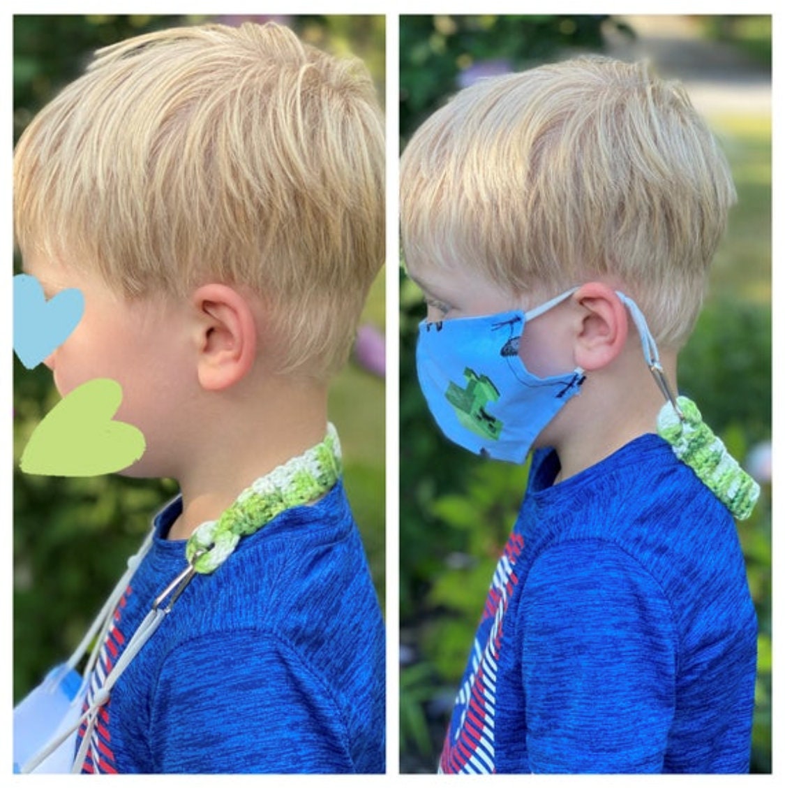 PDF PATTERN Face Mask Lanyard Etsy