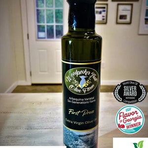 EVOO (1) Flaska 2026 Guldcertifierad Första Press bild 1