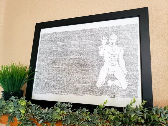 Handwritten Avengers Endgame Script Art - Etsy