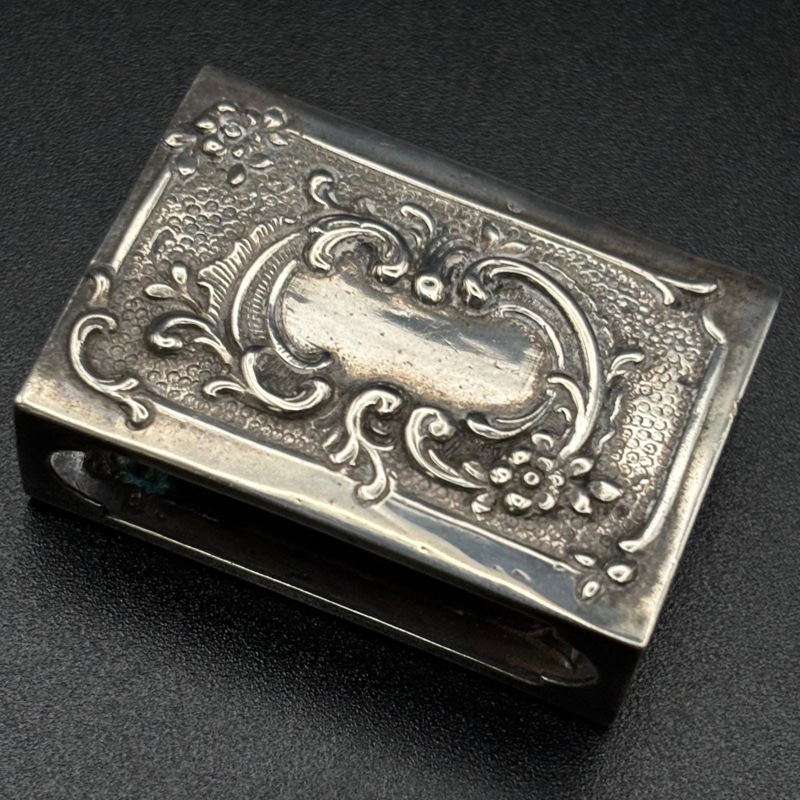Silver Matchbox Case - Etsy