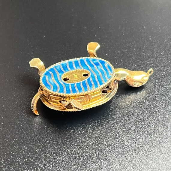 Chinese Export Cloisonne Turtle Pendant - Articul… - image 6