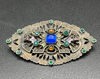 Broche Signée MELLERIO Margueritte - Époque Art Nouveau Vers 1900, Occasion