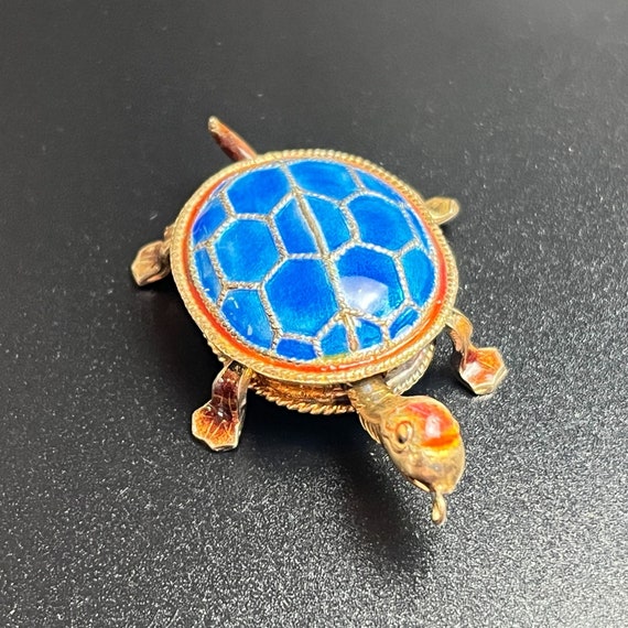 Chinese Export Cloisonne Turtle Pendant - Articul… - image 8