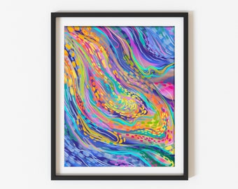 Art Print: "Fluid Abstract"