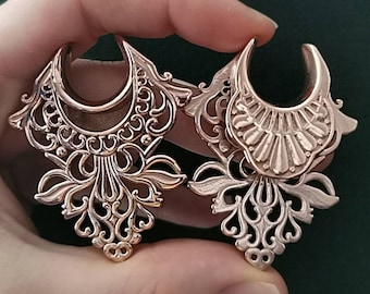 ROSEGOLDCOLORED OPULENCE ORNAMENT Saddle Hangers ab 20 Euro !Check Dimensions in Description!