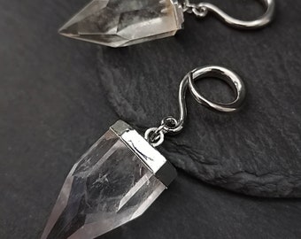 Silvercolored Pointed Quartz Hangers ab 22,50 Euro