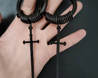 BLACK SWORD HOOP Earweights ab 35 Euro