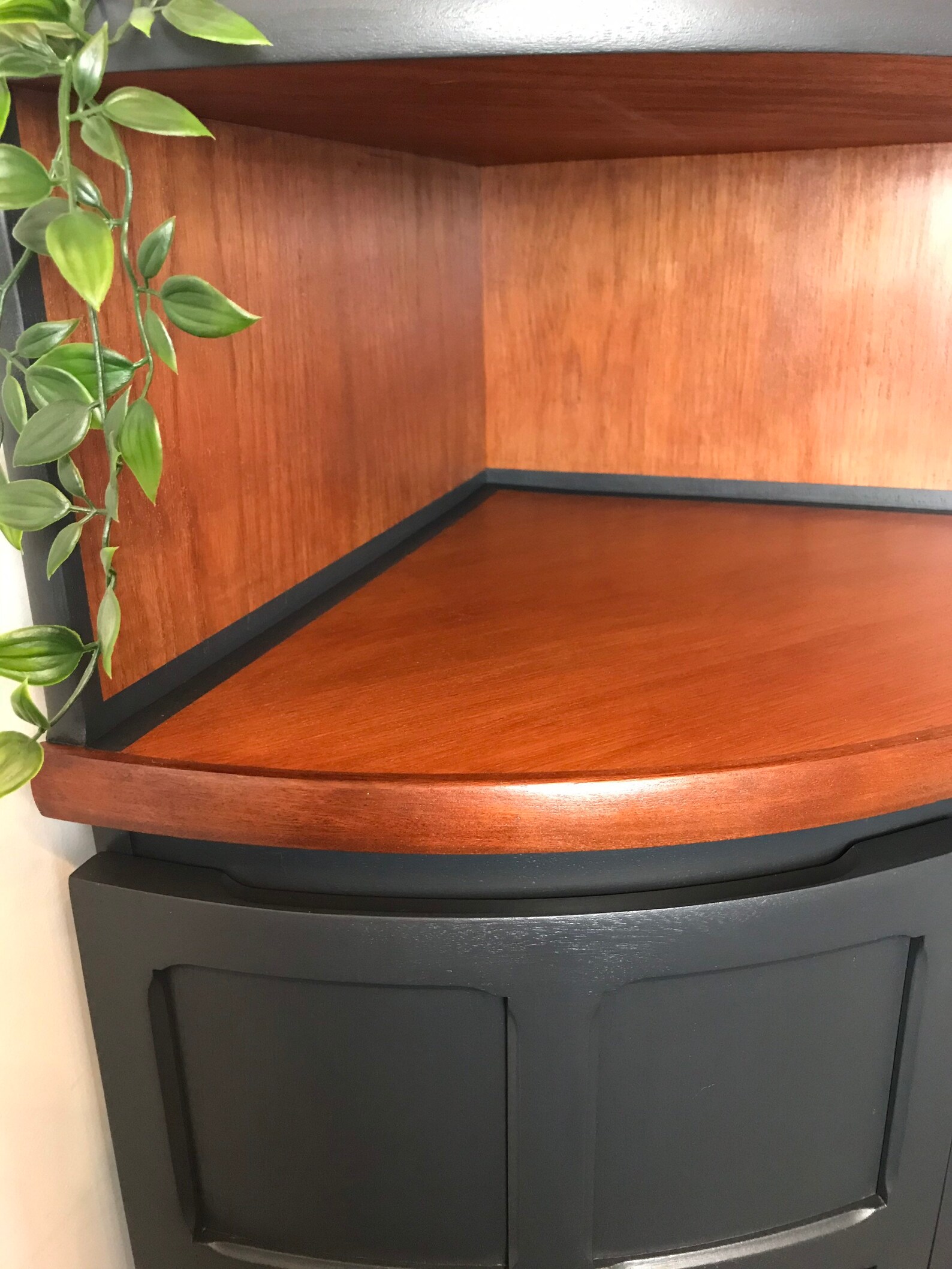 Nathan corner drinks refinished furniture painted Etsy