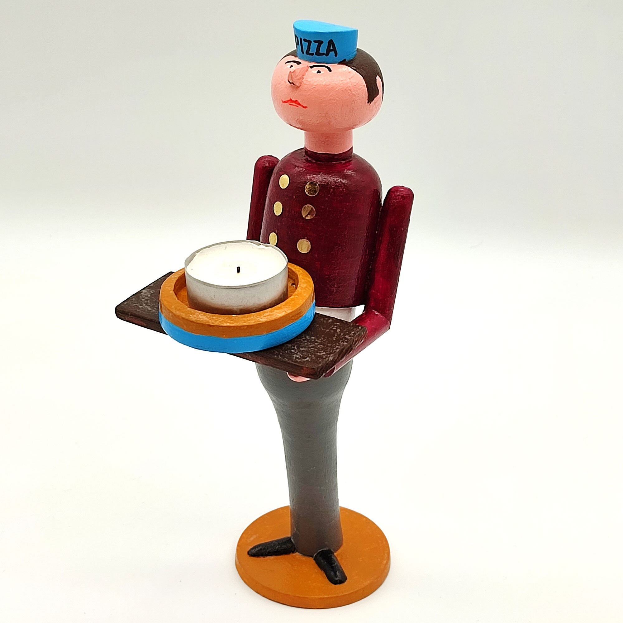 ピザ職人　フィギュア　人形 Pizza man figurine - Etsy 日本