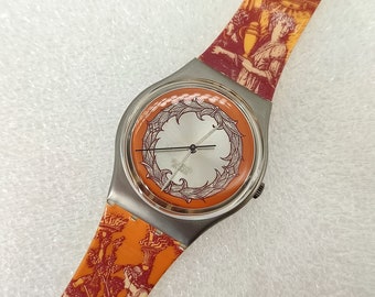 New vintage Swatch Gent VOIE HUMAINE GX126 old stock - never worn with new battery, with original limited Voie Humain Box, for collectors