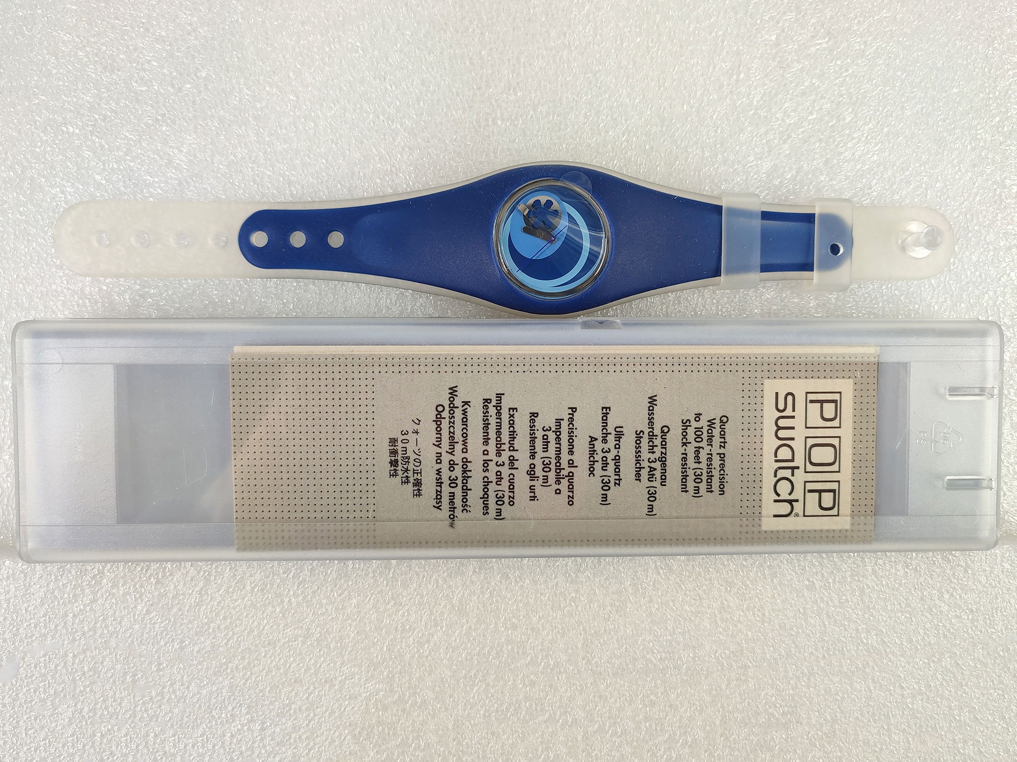 Swatch Watch - PMK130 - IMPLANT Swatch Implant PMK130 2000 Pop 33mm Silicone Box Modern Look  main image 3