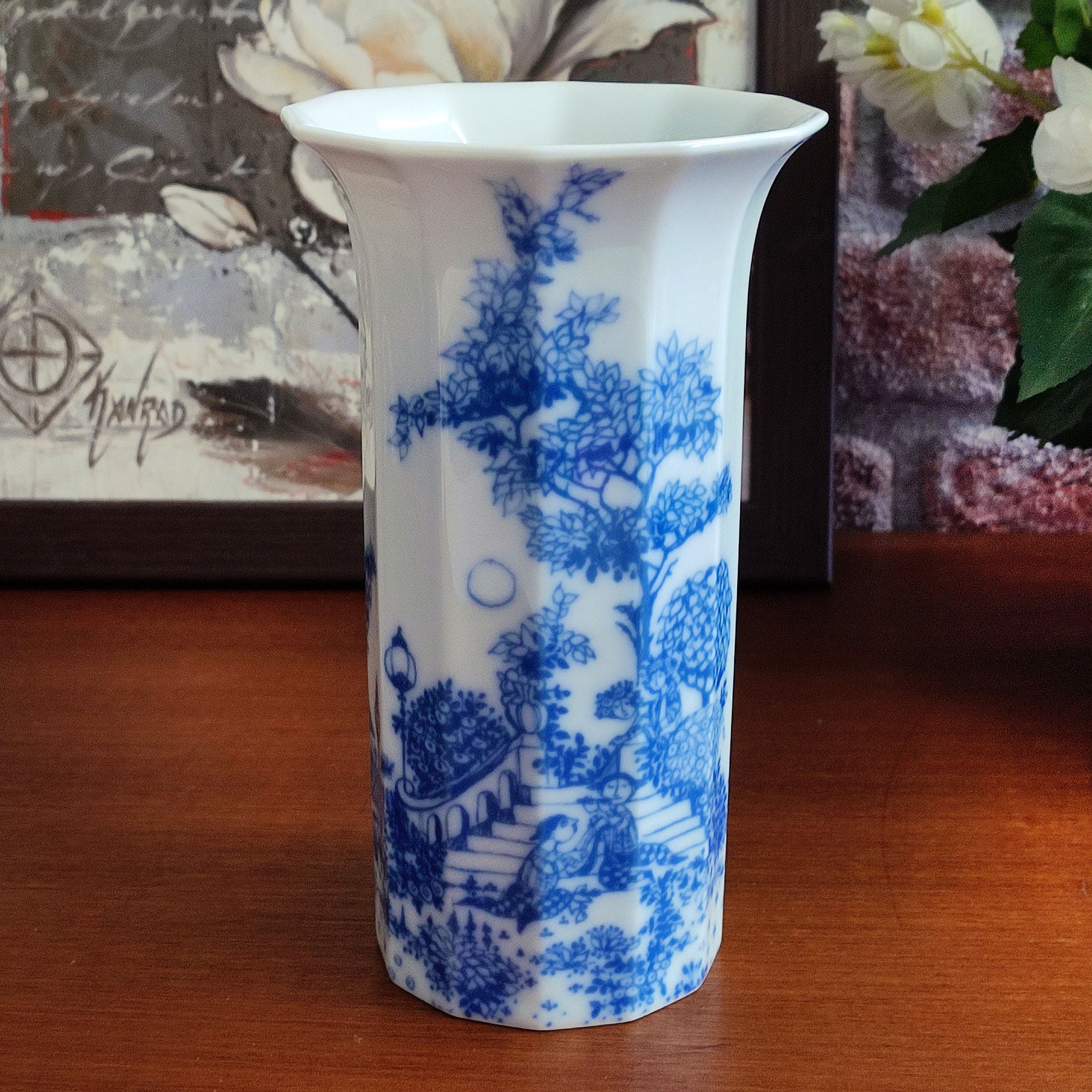 Rosenthal blue flower - Etsy 日本