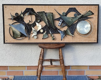 Original Brutalist Wall Art | Henrik Horst | Signed | Danmark - Etsy