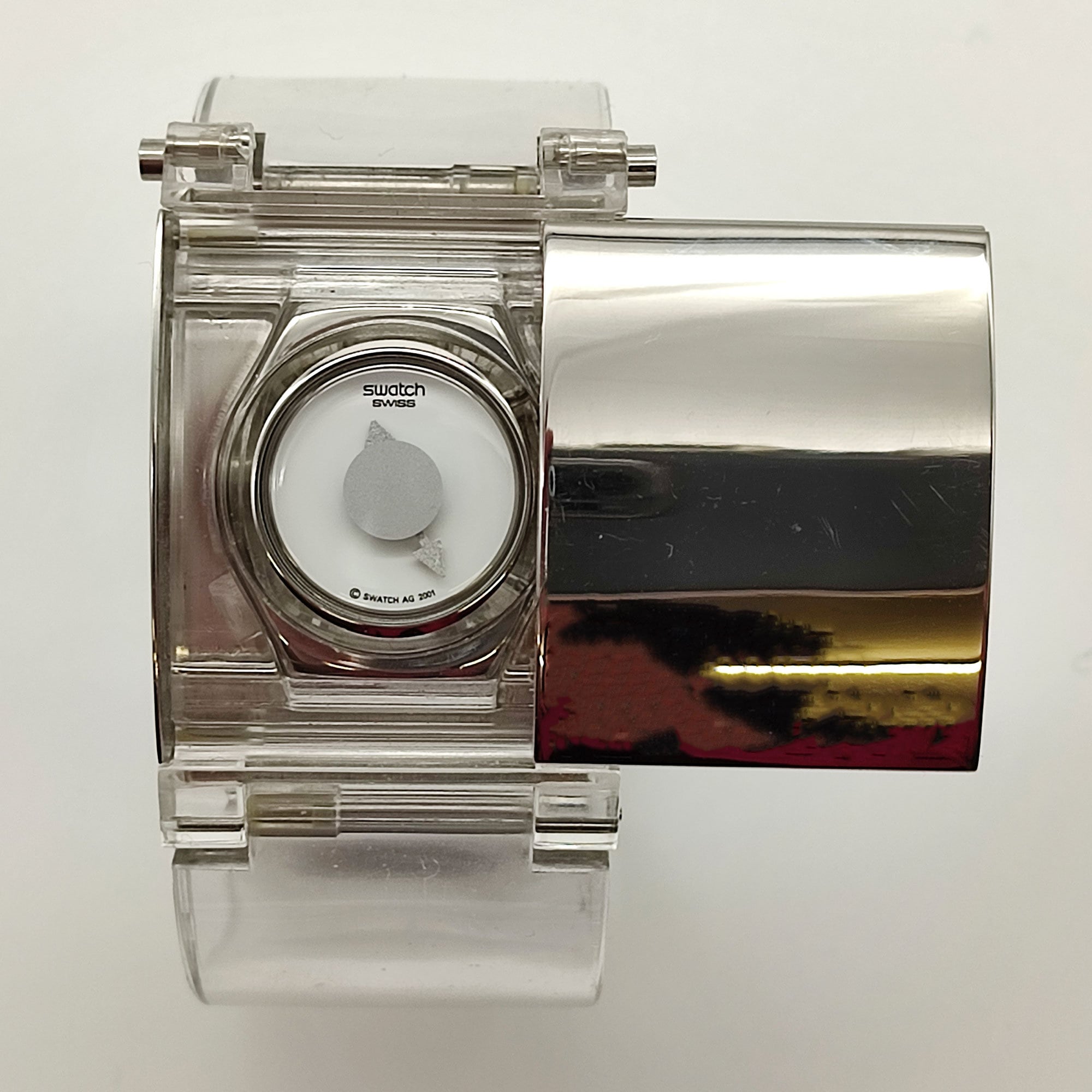 New Rare Vintage Swatch Irony Lady TIME SLIDER YSS148 Never Worn