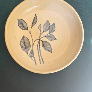 Handmade Ceramic Porcelain Serving Bowl Modern and Artisan Handpainted Floral- Perfect Christmas Gift,Housewarming,Wedding,Anniversary Gift!