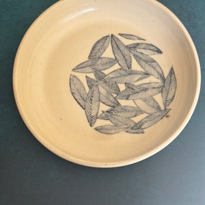 Handmade Ceramic Porcelain Serving Bowl Modern and Artisan Handpainted Floral- Perfect Christmas Gift,Housewarming,Wedding,Anniversary Gift!