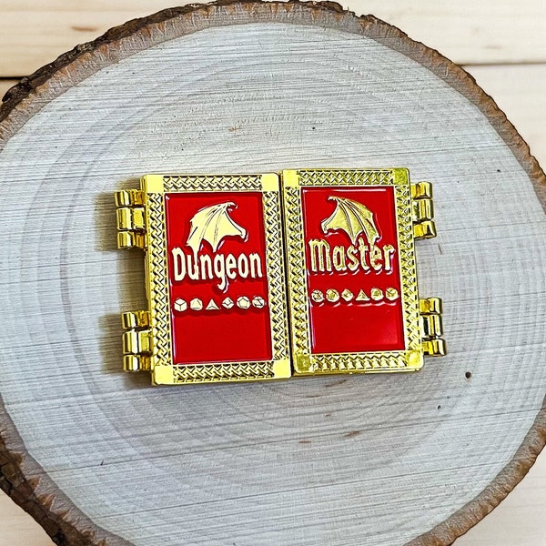 Dungeon Master Screen - Enamel Pin