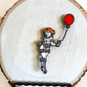 Penny Wise the Cosplaying Clown - Miss Styx Pinup Series Enamel Pin