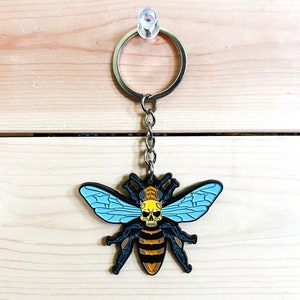 Killer Bee - Premium Enamel Keychain