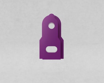 Sistema de montaje en pared (descarga digital, imprimible en 3D, archivo 3MF), específico para productos roscados, para imprimir en casa.