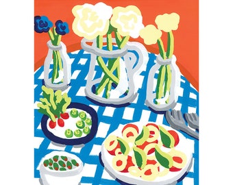 Tomato Salad (A4 Print)