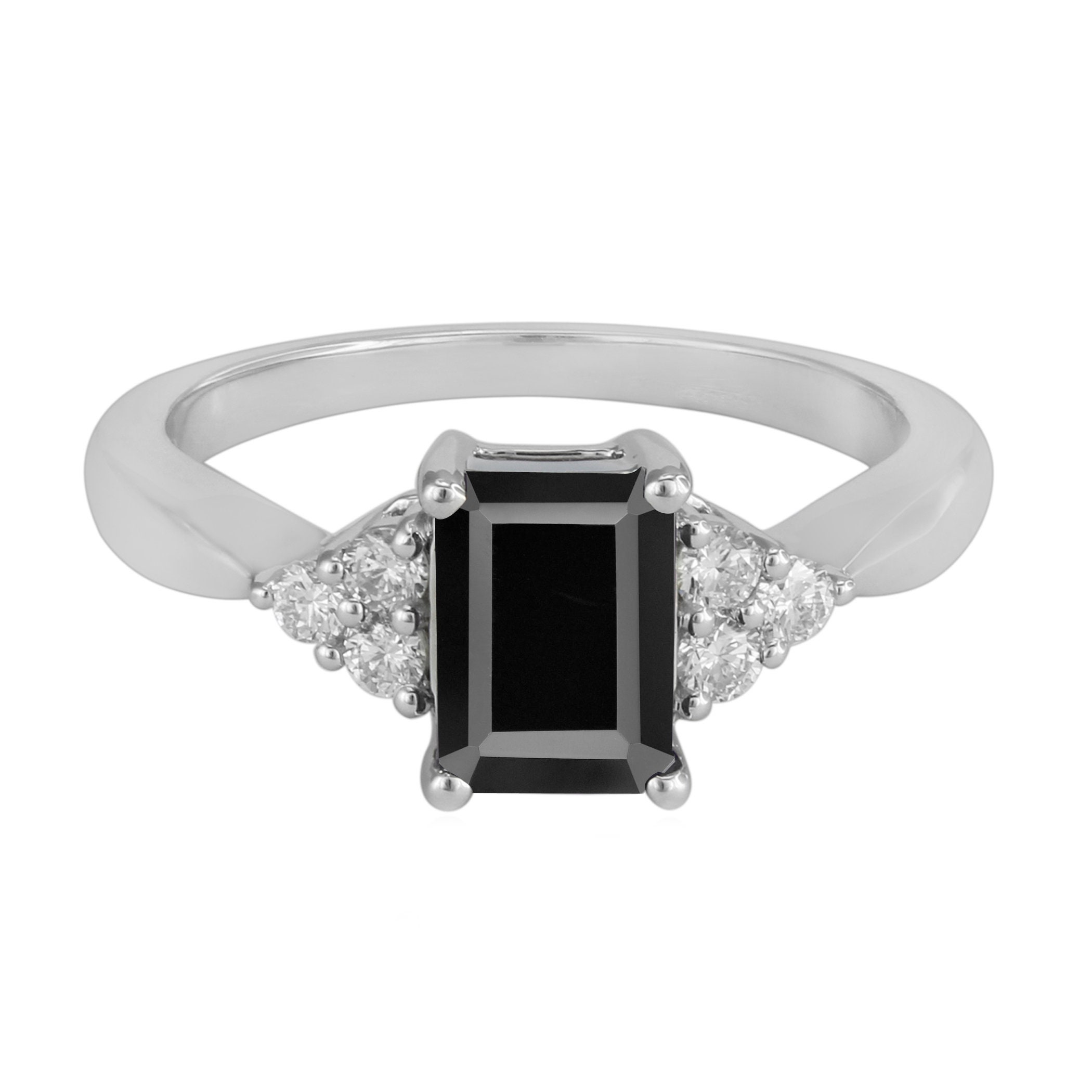 Diamond Emerald Mens Ring Etsy