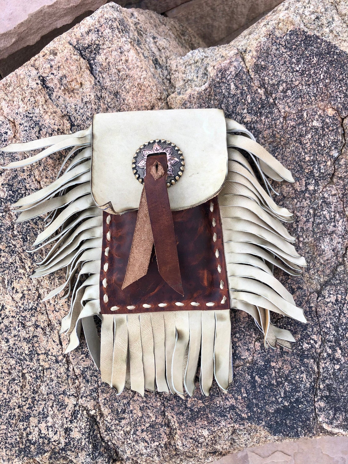 Leather Saddle Cell Phone Case Etsy