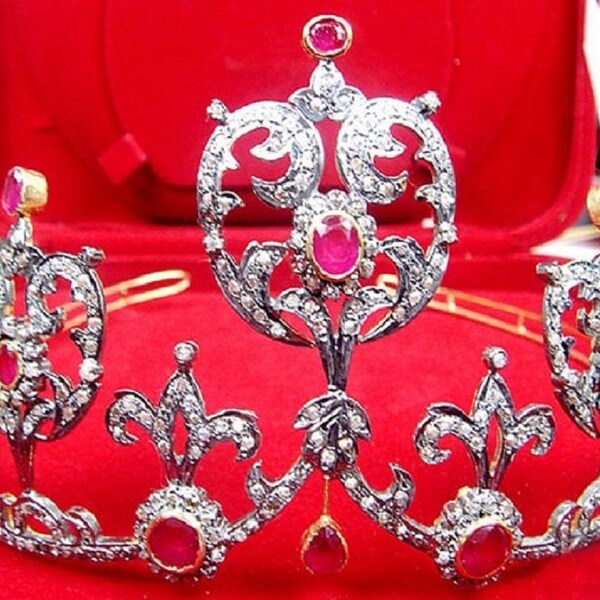 Real Diamond Tiara Etsy