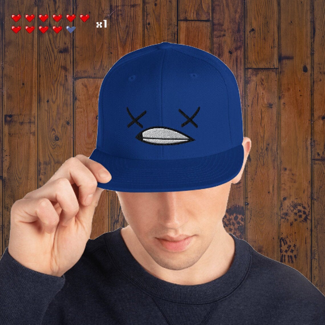 Blue Baby Binding of Isaac Snapback Hat Binding of Isaac Hat Etsy