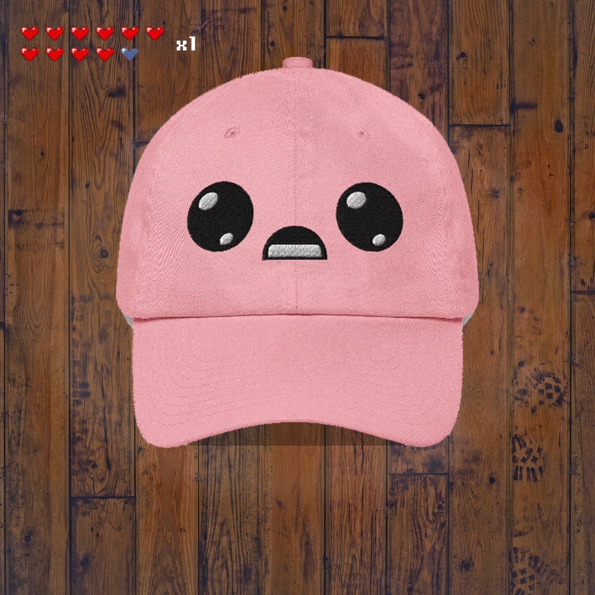 Binding of Isaac Hat Open Mouth Isaac Gamer Hat Gamer Etsy